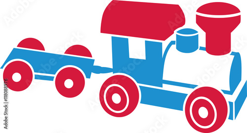 Model railway train toy