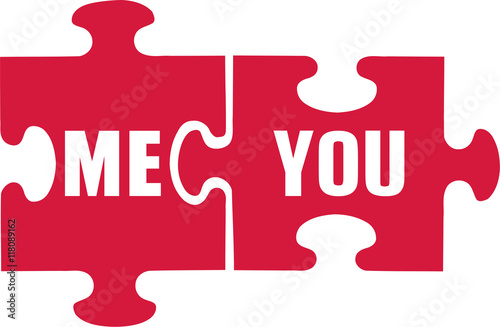 Puzzle with you and me