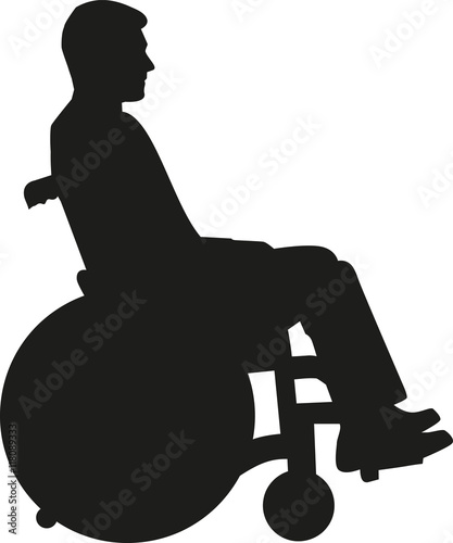 Wheelchair silhouette