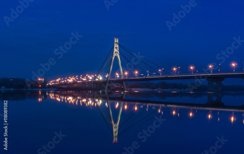 Moscow bridge in Kyiv