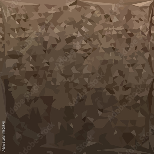 Antique Brass Camo Abstract Low Polygon Background