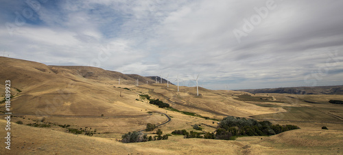 Washington Wind Farm with windmills