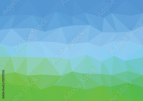 Vector triangular background low poly gradient