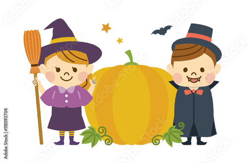 ハロウィン　男女
