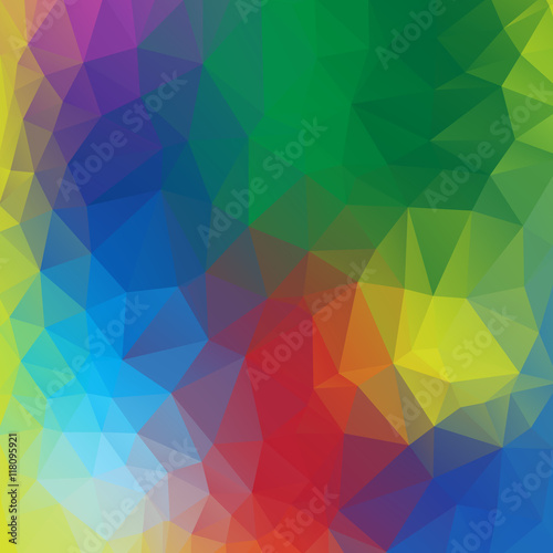 Colourful poly abstract background .