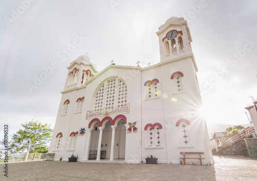 PEDOULAS, CYPRUS - MAY 2016: Greek Orthodox church in Pedoulas, Cyprus photo