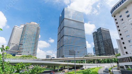 [東京都港区赤坂] 赤坂見附交差点付近の風景