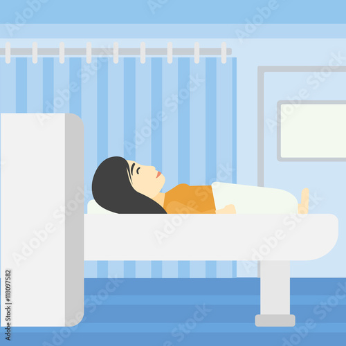 Magnetic resonance imaging vector illustration