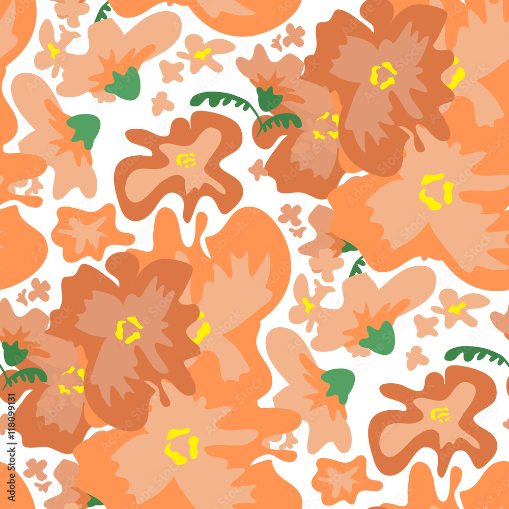 Obraz premium Ditsy pattern with flowers
