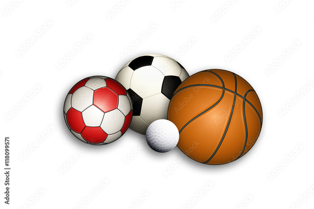 Balls isolated on White Balls isolated on White