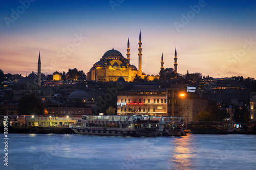 Suleiman Mosque & Sunset © lhboucault