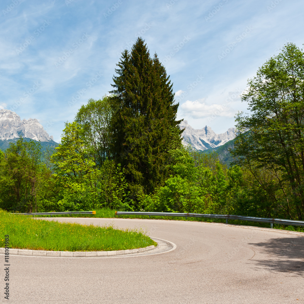 Road in Alps
