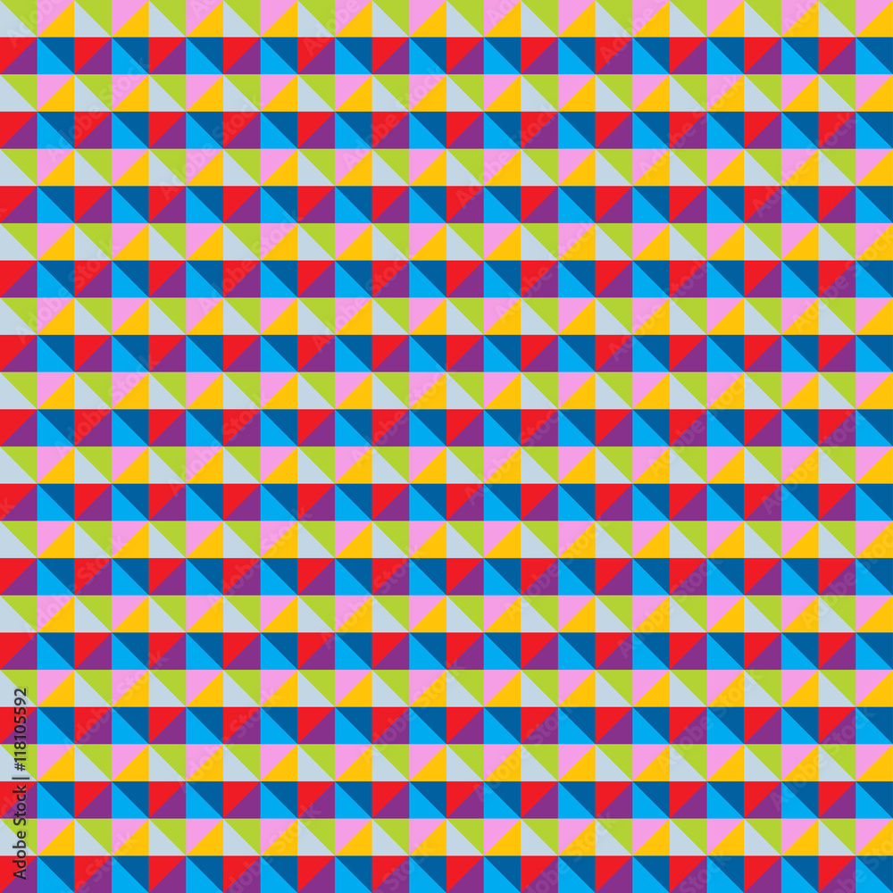 Geometric Seamless Vector Abstract Pattern