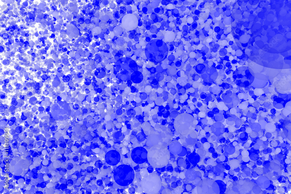 Blue balls of different sizes Blue balls of different sizes