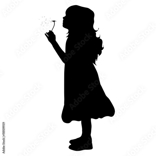 Girl with flower