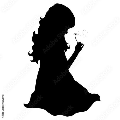 Girl with flower