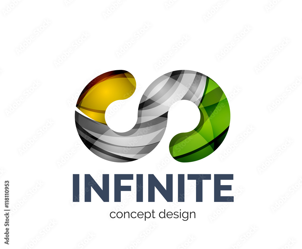 Infinite logo business branding icon Infinite logo business branding icon