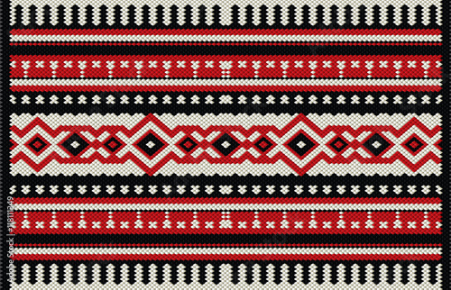 Middle Eastern Style Traditional Carpet Fabric Texture Pattern