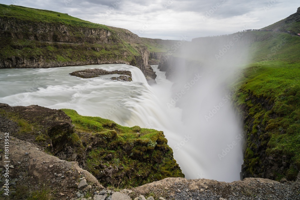Gullfoss in Iceland Gullfoss in Iceland