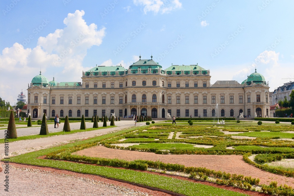 Obraz premium Belvedere Palace, Vienna