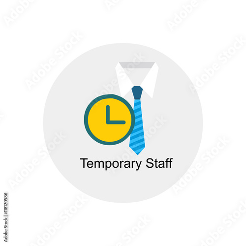 temporary staff icon