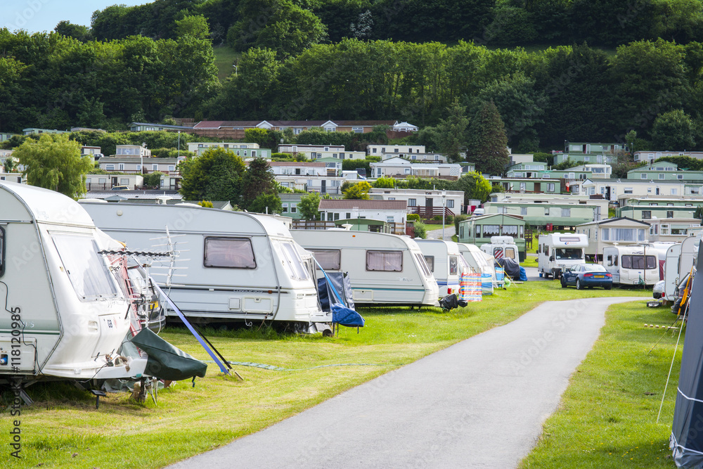 Campsite in Wales UK Campsite in Wales UK