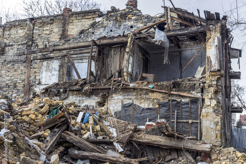 Odessa, Ukraine - December 20, 2014: the ruins of the old histor © Aleksandr Lesik