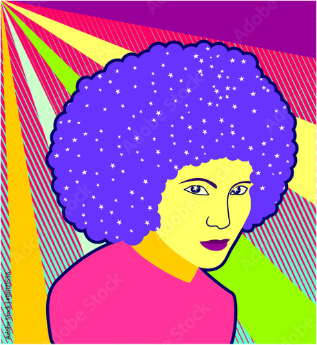 Disco diva - vector