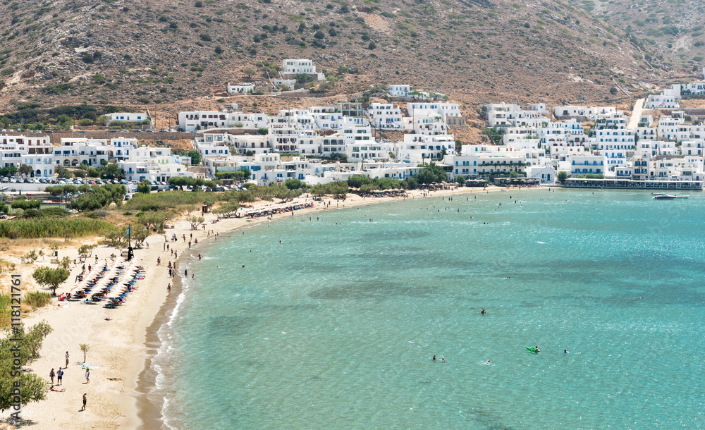 Kamares beach at Sifnos island, Greece
