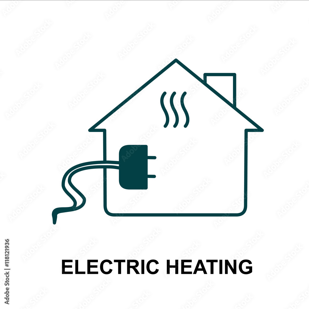 electric heating icon