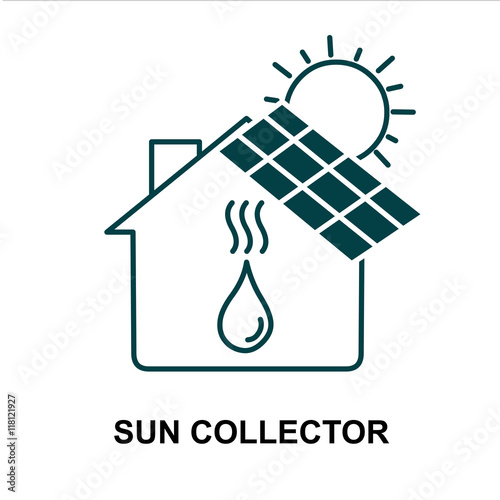 sun collector icon