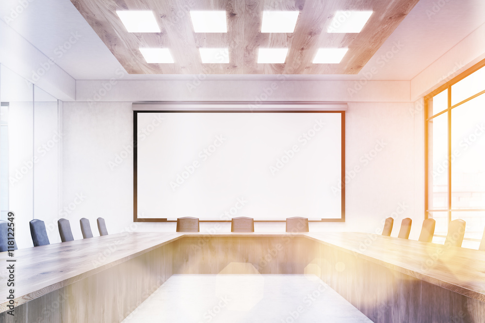Meeting room in contemporary company Meeting room in contemporary company