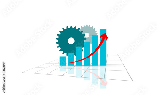 grafico economia, istogrammi, statistiche