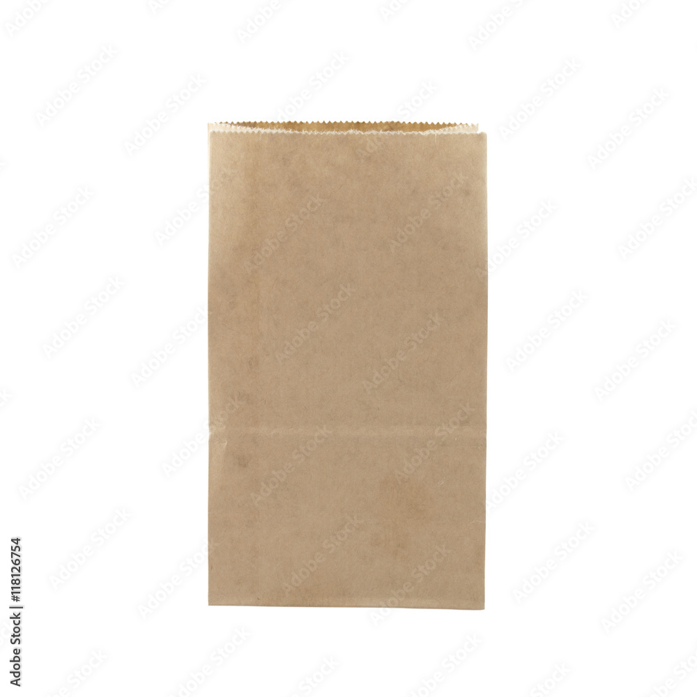 bag paper on white background. bag paper on white background.