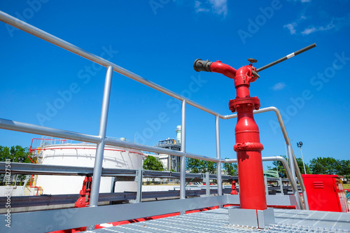 Fire water monitor in power plant