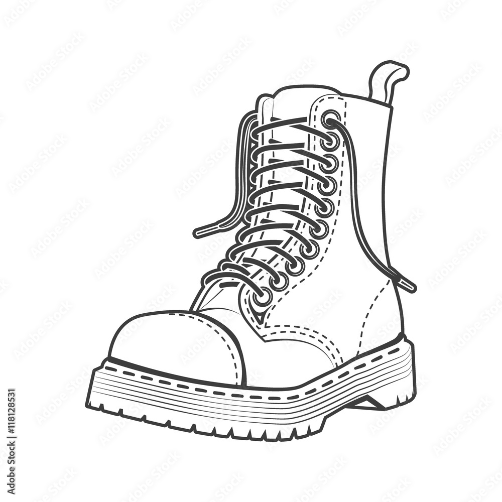 boot . Creative design elements. Great quality vector illustration ...