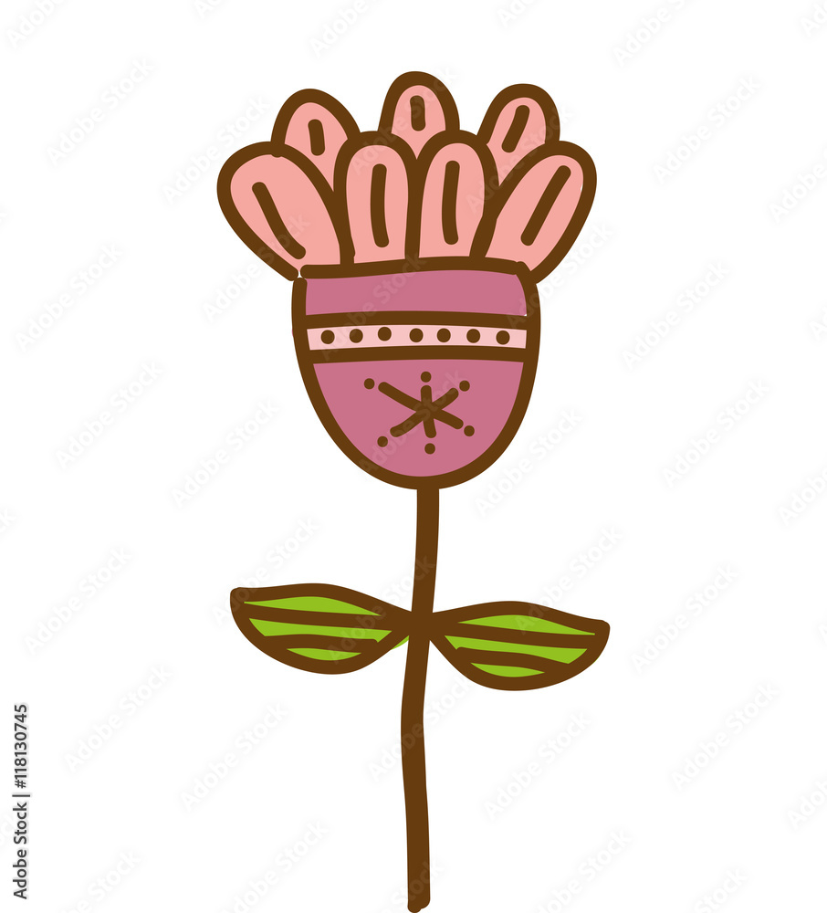 Obraz premium flower floral nature icon