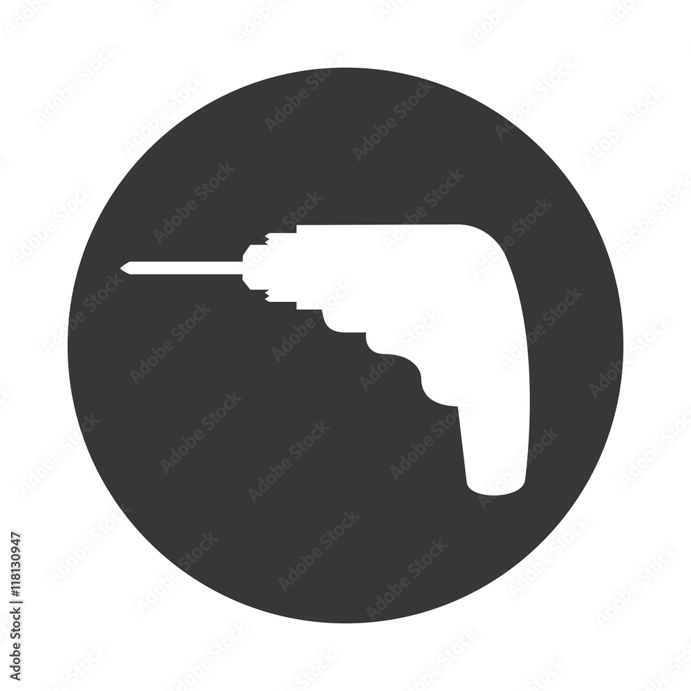drill tool construction icon drill tool construction icon
