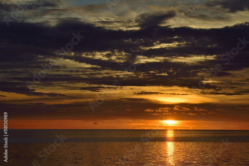 Beautiful sunset on the Gulf of Mexico,Florida