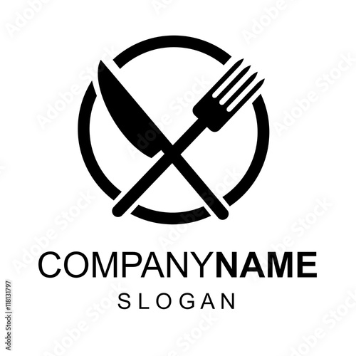 Restaurant Logo (Company Name), black