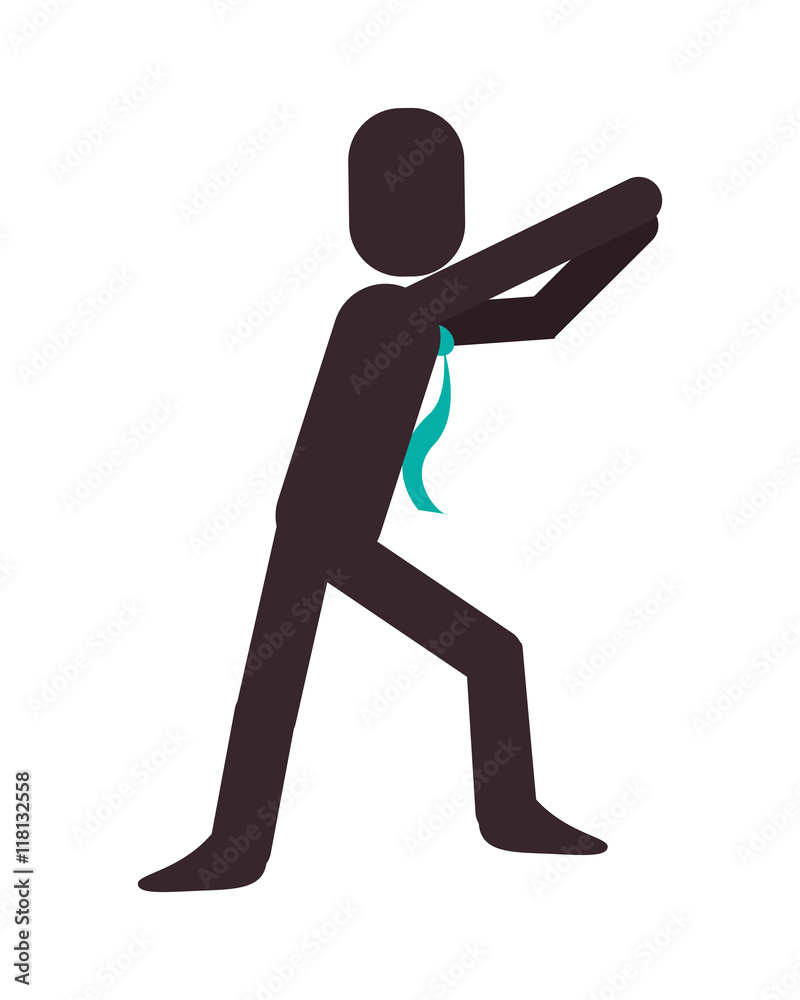 flat design businessman reaching pictogram icon vector illustration flat design businessman reaching pictogram icon vector illustration
