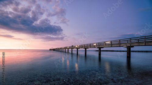Fototapeta Naklejka Na Ścianę i Meble -  Seebrücke Schönberg
