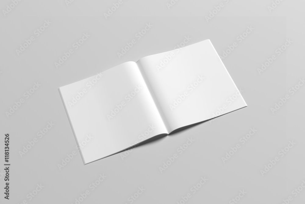 Square Catalog / Magazine Mock-Up - Perfect Binding Square Catalog / Magazine Mock-Up - Perfect Binding