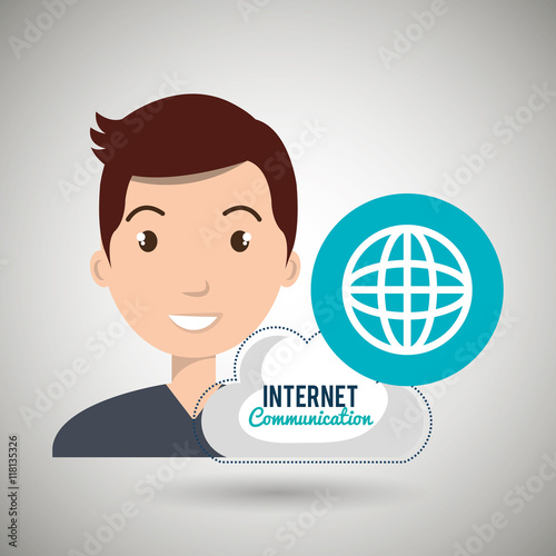 internet service cloud icon