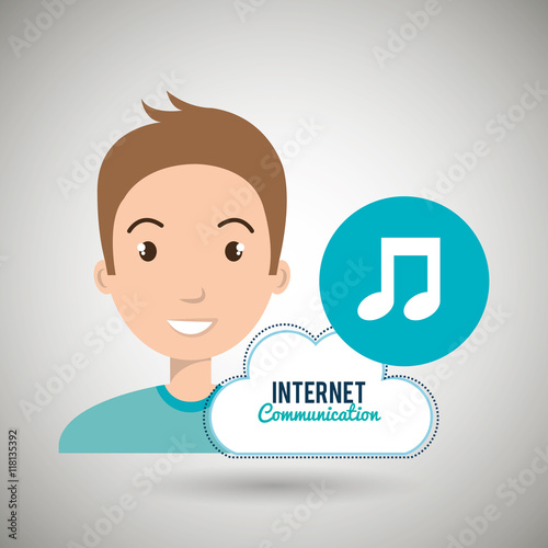 internet service cloud icon
