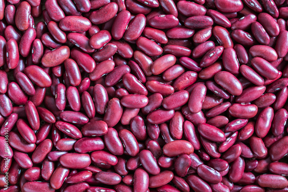 red kidney bean backgroun