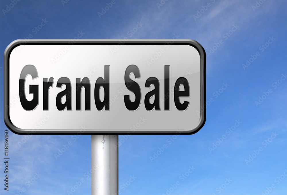 Grand sale Grand sale