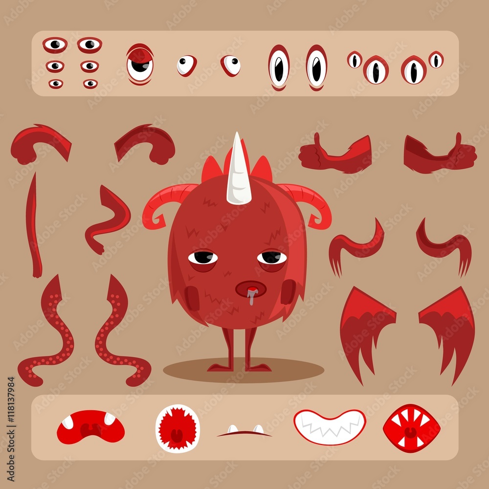 Halloween, monster design attributes,body parts and other details of vector image illustration set for decoration, postcards, posters, stickers, labels and other creative needs. Halloween, monster design attributes,body parts and other details of vector image illustration set for decoration, postcards, posters, stickers, labels and other creative needs.