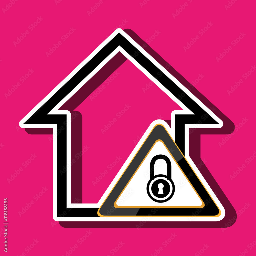 silhouette house security protection vector illustration graphic silhouette house security protection vector illustration graphic