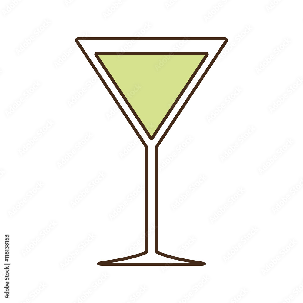 cocktail glass alcohol drink beverage icon. Isolated and flat illustration, vector cocktail glass alcohol drink beverage icon. Isolated and flat illustration, vector